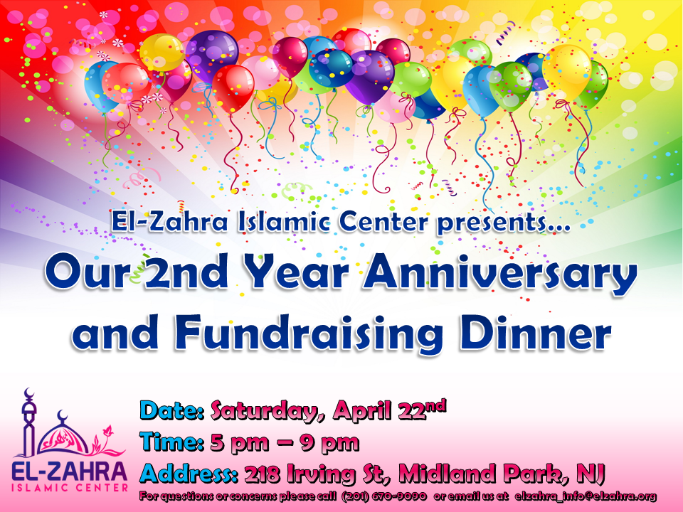 2nd Year Anniversary and Fundraising